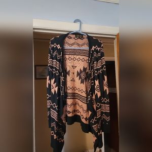 Boho Open Front Cardigan